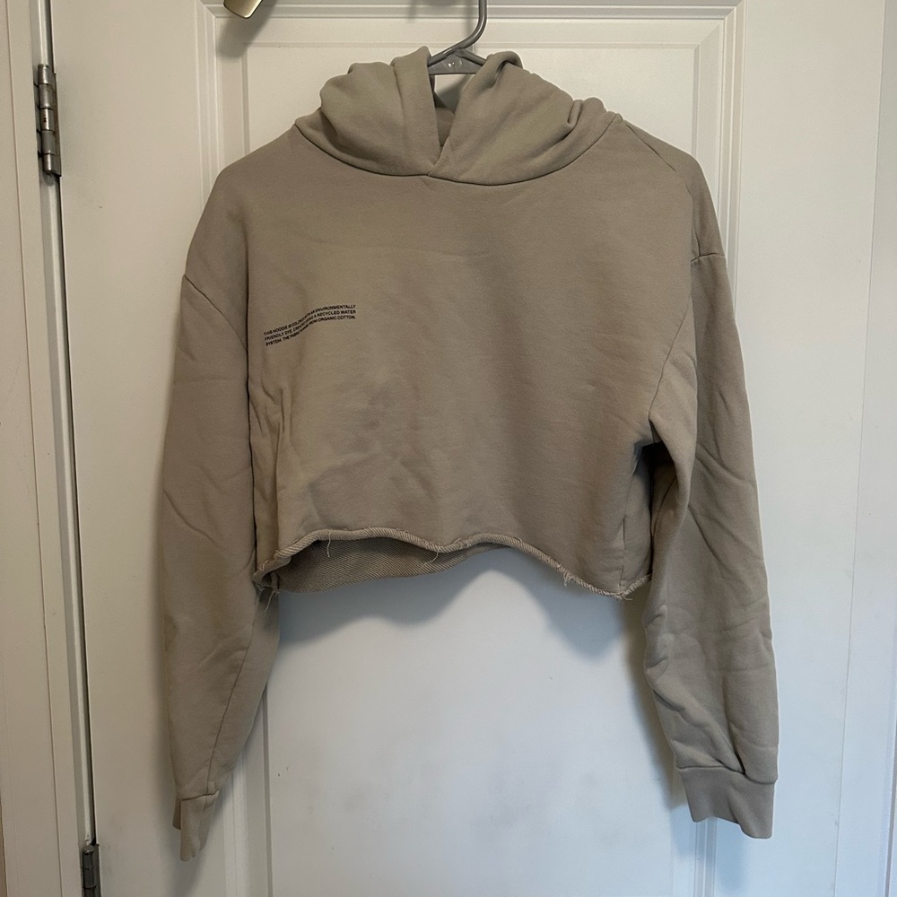 Pangaia Stone Cropped Hoodie XS